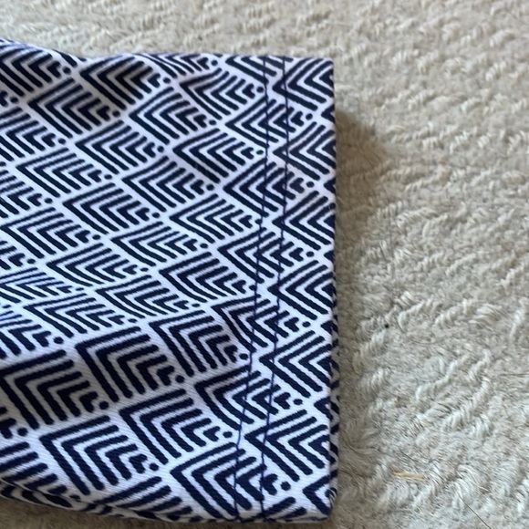 Southern Tide Blue and White Geometric Pattern Dress size XL - Picture 6 of 6